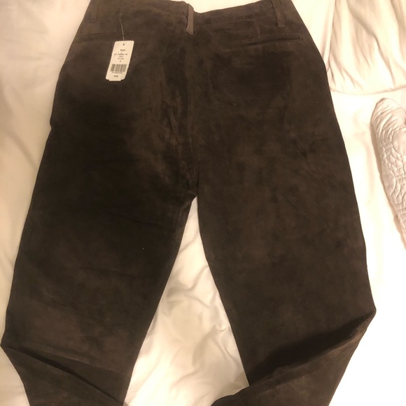 Danier  brown suede joggers open to offers! 😉 - Picture 5 of 6